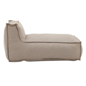 Ramona Outdoor Bean Bag Lounge Chair in Beige