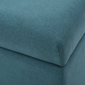 Tufted Square Storage Ottoman, Dark
