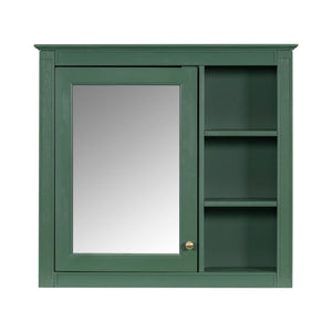 Bathroom Vanity With Top Sink, Storage Cabinet With 2 Drawers And Tip Out Drawer, Freestanding Set With Mirror Cabinet