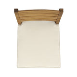 Outdoor Acacia Wood 7-Piece Dining Set with Cushions