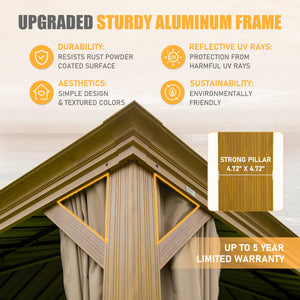 14x20FT Hardtop Gazebo