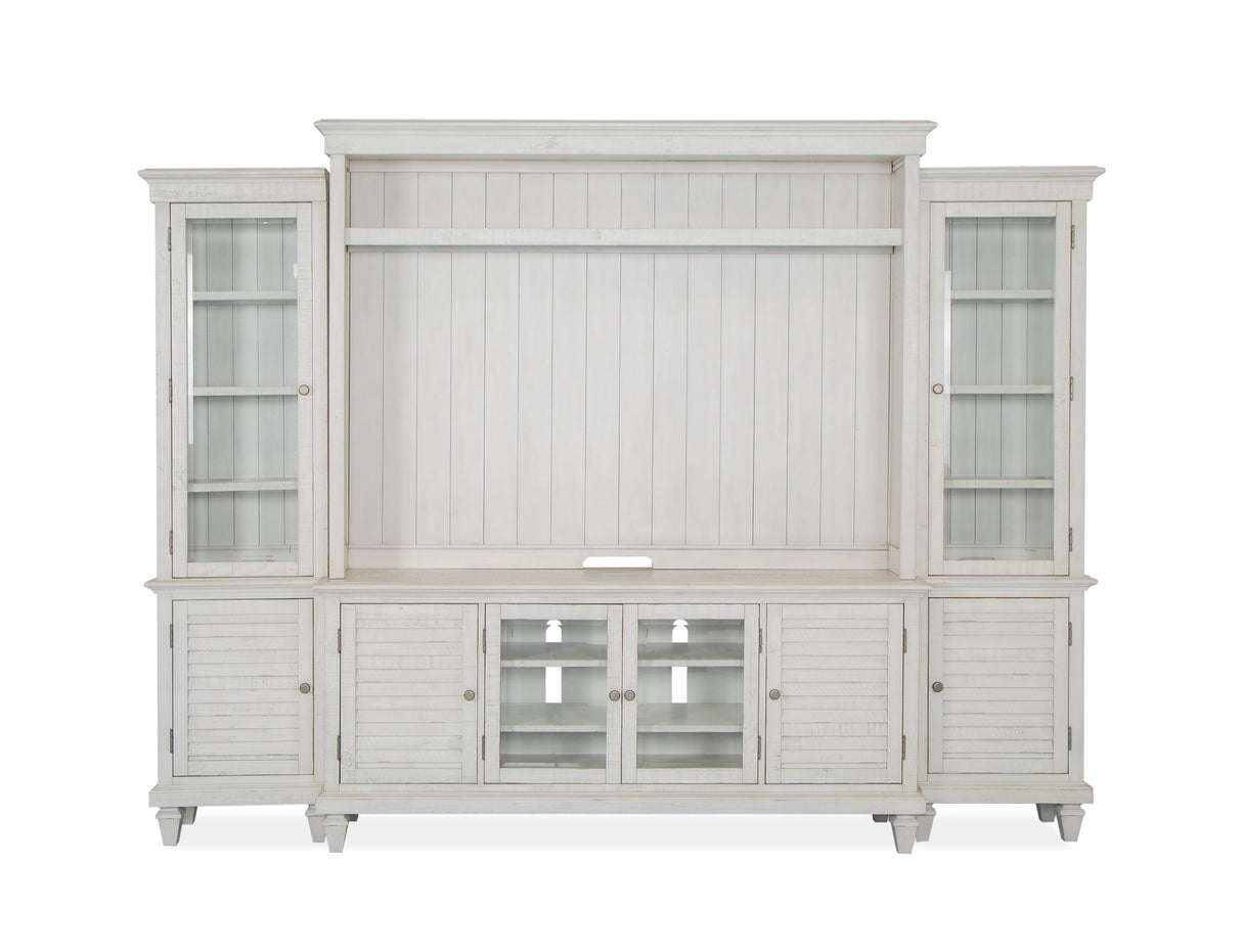Newport - Wood Hutch - Alabaster