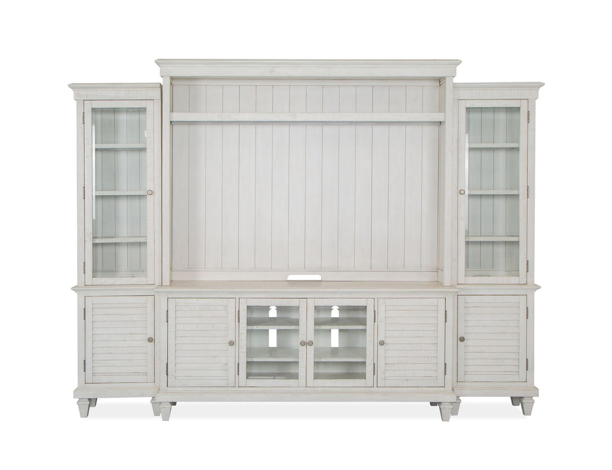 Newport - Entertainment Wall - Alabaster