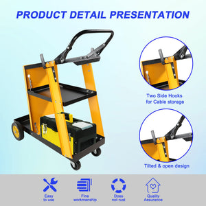 Multi Function 3 Tier Welding Cart
