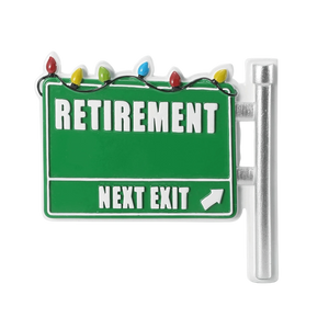 Retirement Sign Ornament