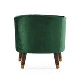 Upholstered Barrel Accent Chair