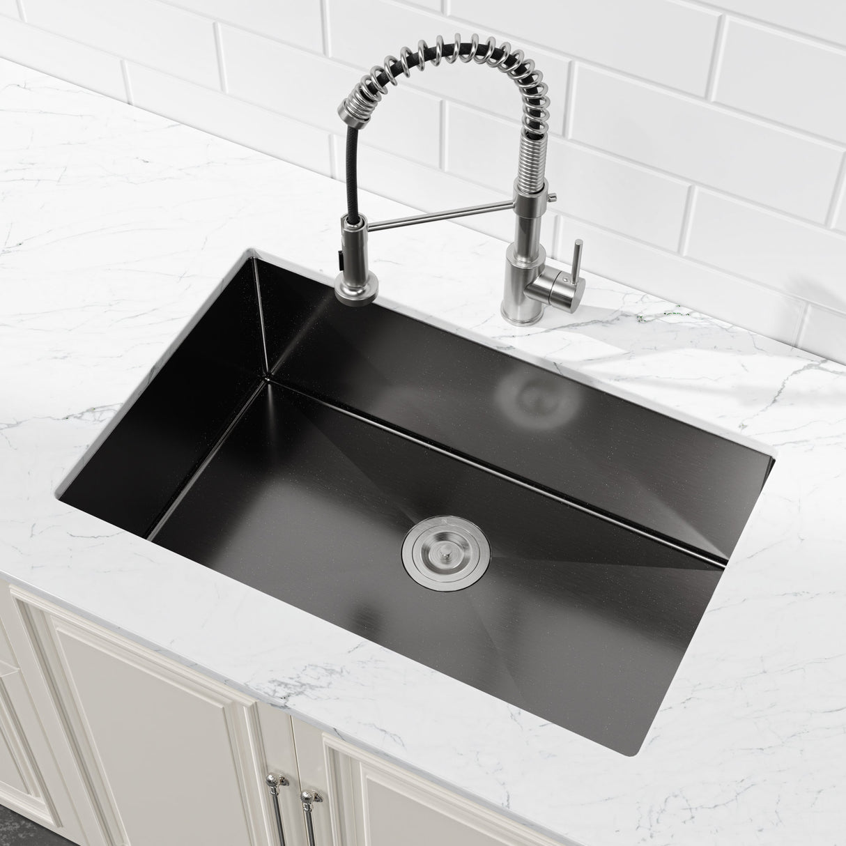 Stainless Steel Kitchen Sink 30"x19" Single Bowl Undermount