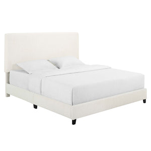 Upholstered Headboard Platform Bed