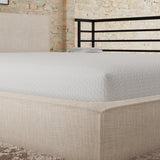 Snow soft circular poly knit with heiq cooling water resistant mattress protector