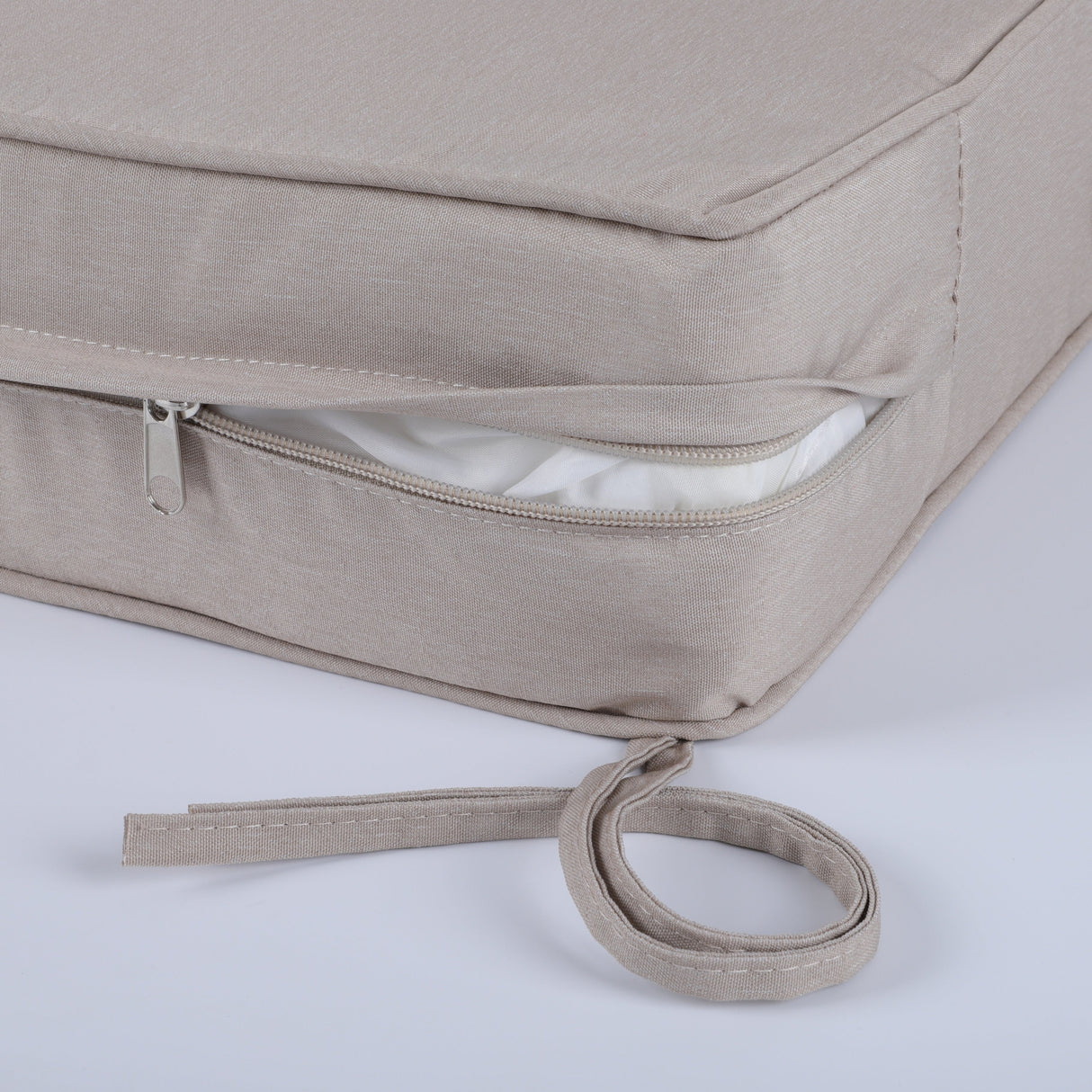 Set of 3 Outdoor Loveseat Cushion Set 48 x 24 Inch, Waterproof & Fade-Resistant