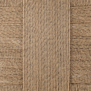 4 Pieces Natural Outdoor Bar Stool Set - Solid Acacia Wood and Woven Wicker