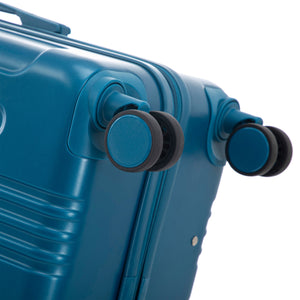 3-Piece ABS Spinner Wheel Luggage Set 20"/24"/28" Dark Blue