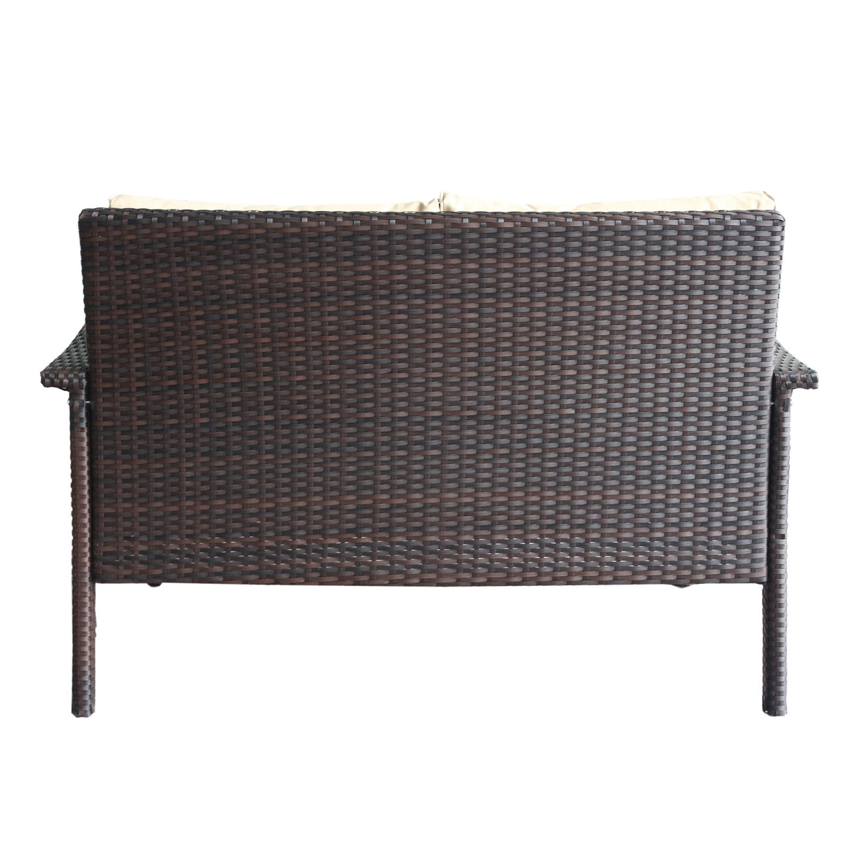 The Superior Comfort All-Weather Wicker Loveseat by Christopher Knight Home