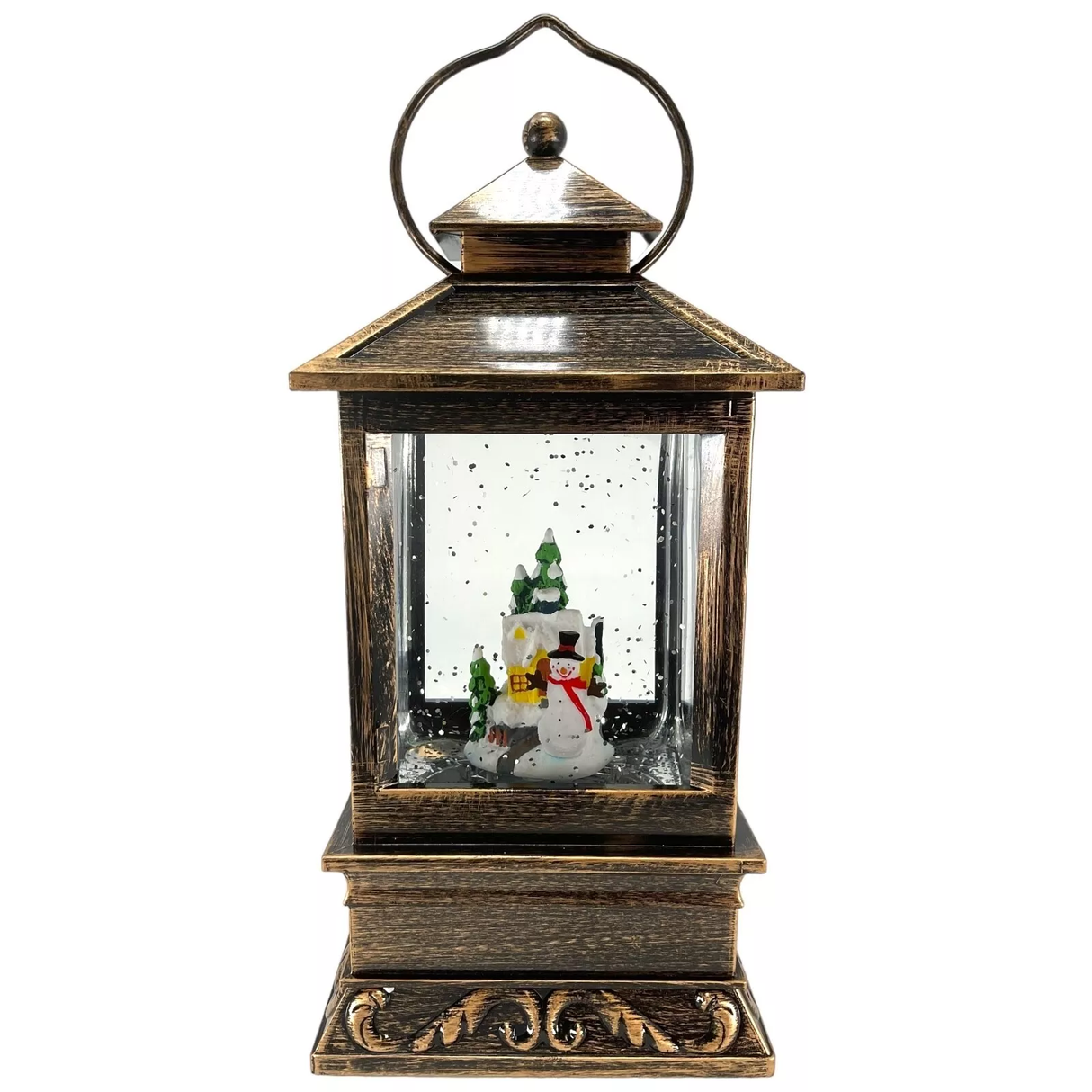 Holiday Lantern Snowglobe -