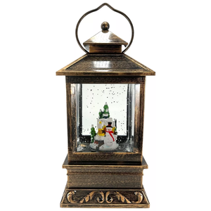 Holiday Lantern Snowglobe -