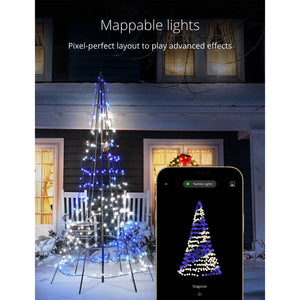 Twinkly 450-Light RGB LED Light Pole Tree (Generation II)