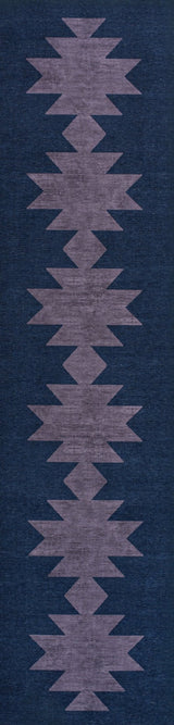 Chayton Minimalist Geometric Machine - Washable Runner Rug - Tuesday Morning - Runner Rugs