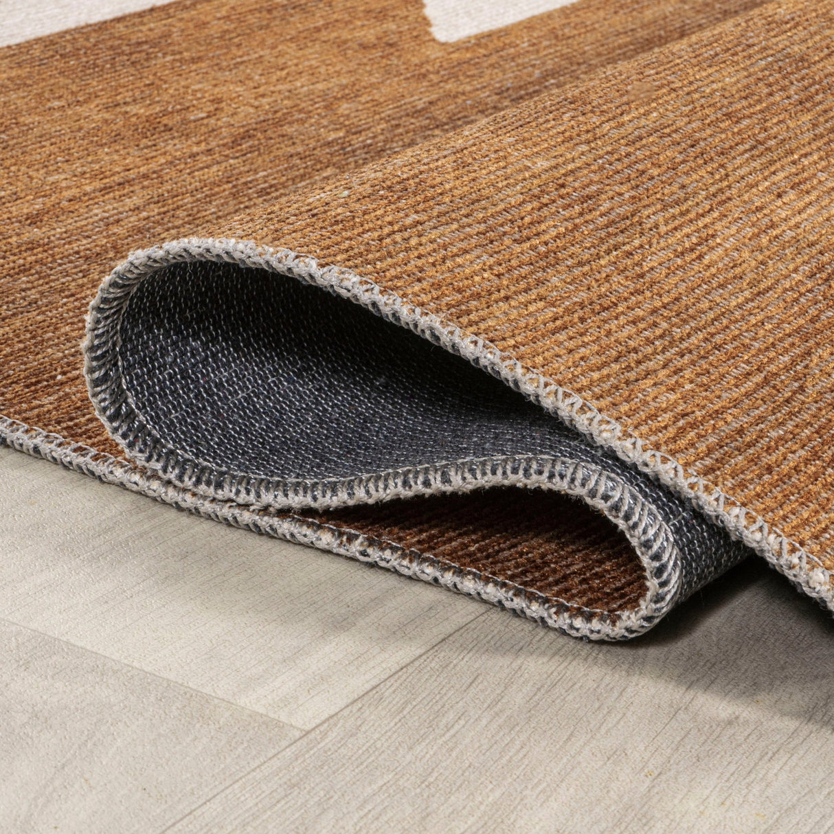 Chayton Minimalist Geometric Machine - Washable Runner Rug - Tuesday Morning - Runner Rugs