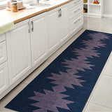 Chayton Minimalist Geometric Machine - Washable Runner Rug - Tuesday Morning - Runner Rugs