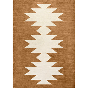 Chayton Minimalist Geometric Machine - Washable Runner Rug - Tuesday Morning - Runner Rugs