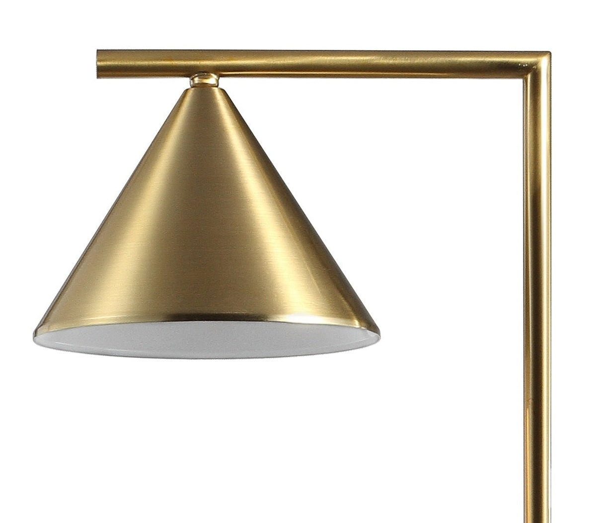 Chelsea-metal/marble-cone-shade-led-floor-lamp-Floor-Lamps