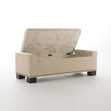 CHELSEA STORAGE OTTOMAN W/STUDS - Tuesday Morning - Ottomans & Poufs