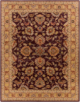 Cherryfield Burgundy 1024 Wool Area Rug