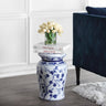 Cherry ceramic garden stool - Tuesday Morning - Outdoor Tables
