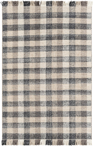 Chilliwack Gray Plaid Wool Rug