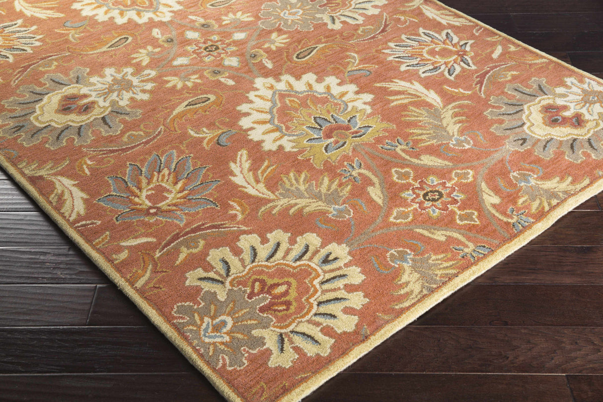 Chesterton Hand Tufted Orange 1112 Area Rug