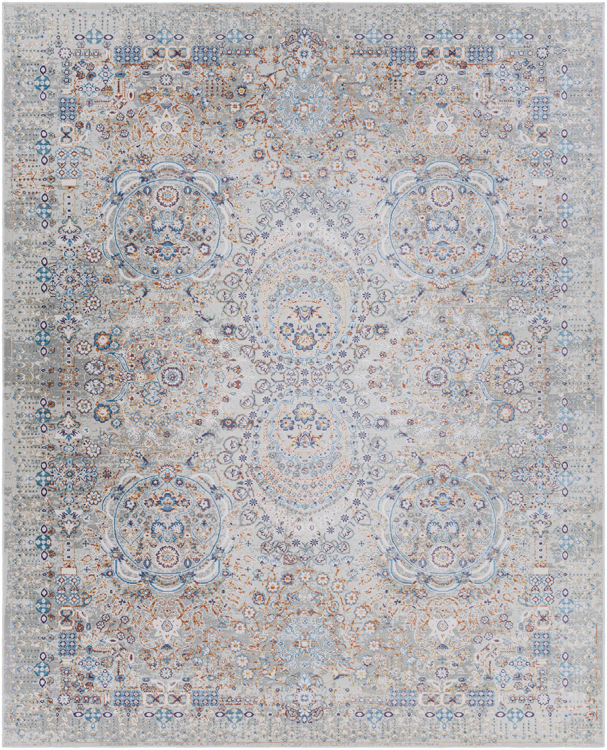 Aisha Abstract Premium Sheen Viscose Rug - Clearance