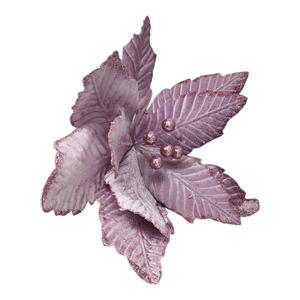 Poinsettia Pick - Lavender - 12 inch Bloom - 10 Inch Stem