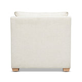 Citadell 38" Upholstered Accent Chair with Lumbar Pillow and Flared Arms - Accent Chairs