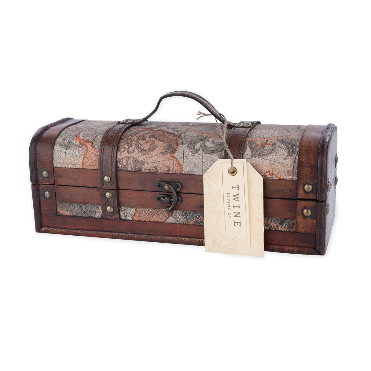 Old world wood wine box twine®