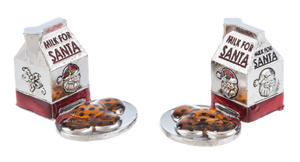 Milk and Cookies for Santa Charm