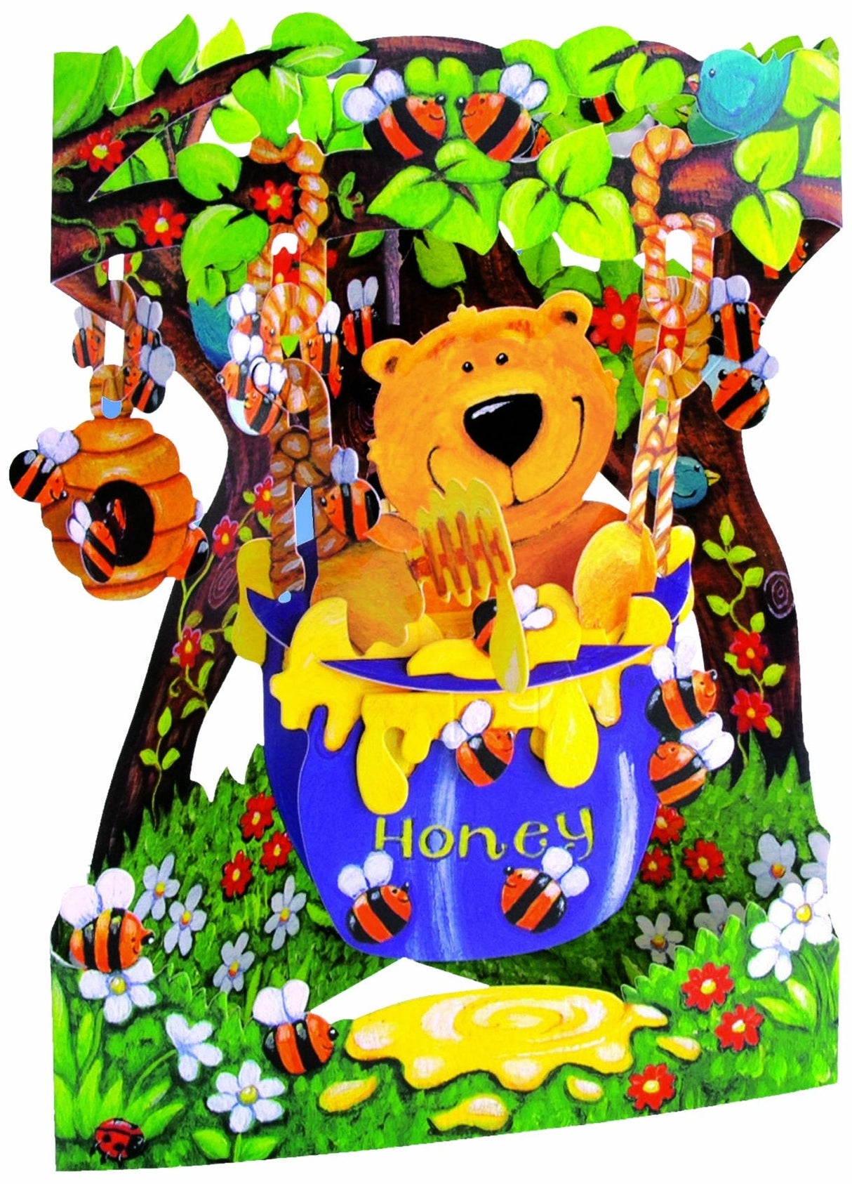 Honey Bear - Swing Card