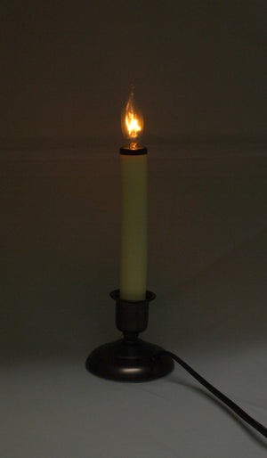 Cape Cod - Bronze Electric Sensor 9 Inch Window Candle