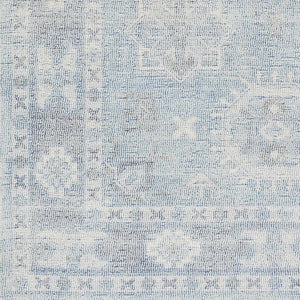 Calderbank Sky Blue Wool-Blend Area Rug