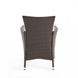 Clementine Outdoor Multibrown PE Wicker Dining Chairs (Set of 2) - Tuesday Morning - Kitchen & Dining Furniture Sets