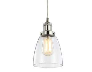Cleo adjustable metal/glass led pendant - Tuesday Morning - Pendants