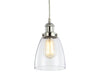 Cleo adjustable metal/glass led pendant - Tuesday Morning - Pendants