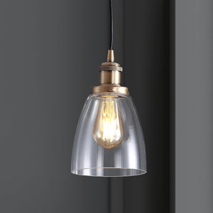 Cleo adjustable metal/glass led pendant - Tuesday Morning - Pendants