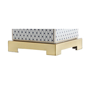 Cleo ceramic/metal ginger jar led table lamp - Tuesday Morning - Table Lamps