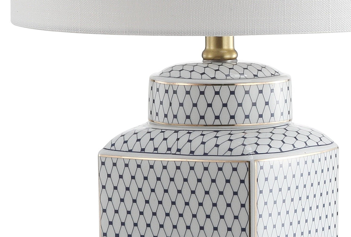 Cleo ceramic/metal ginger jar led table lamp - Tuesday Morning - Table Lamps