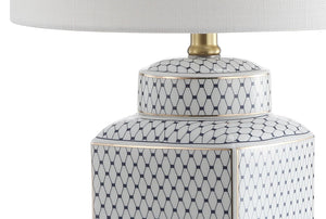 Cleo ceramic/metal ginger jar led table lamp - Tuesday Morning - Table Lamps