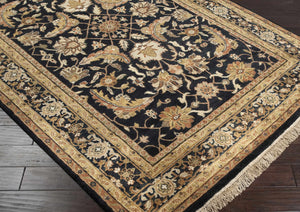 Black&Gold Premium Wool Rug - Clearance