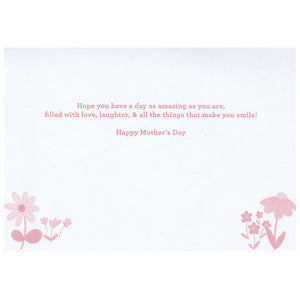 Floral MOM Lettering - Mother's Day Card