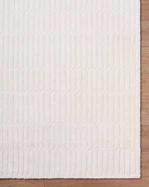 Finial Beige Wool Area Rug