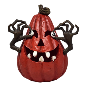 Light Up Jack-O-Lantern - Red