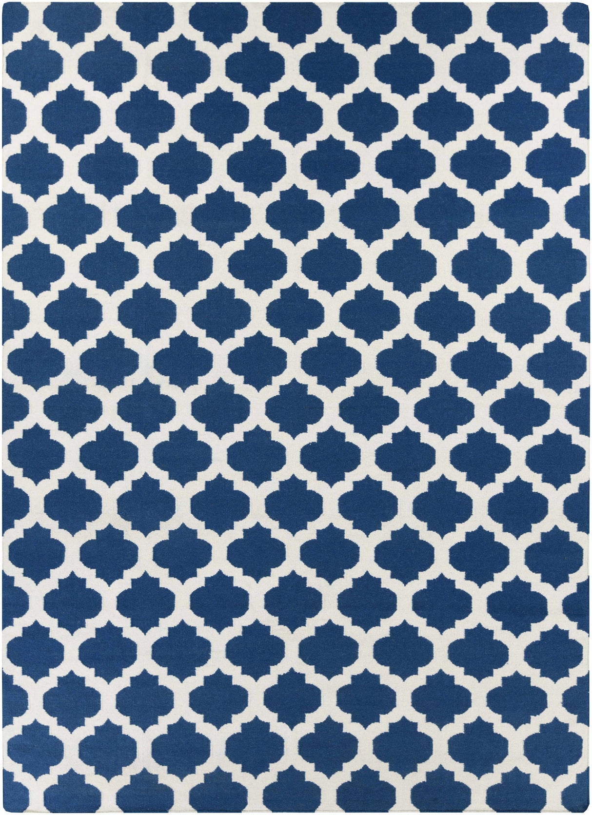 Centenary Navy Wool Area Rug - Clearance
